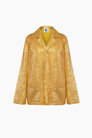 Gold Supernova Sequined Shirt