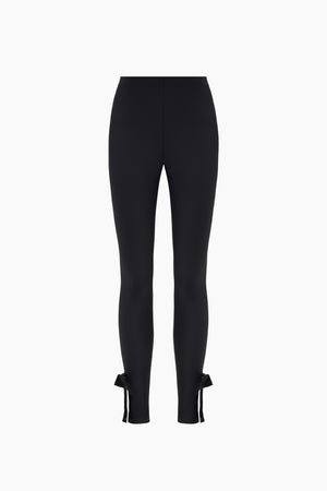 Lola Leggings with Black Bow Detail