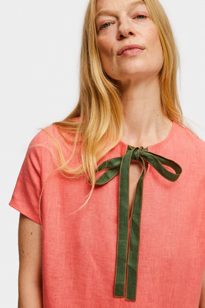 Lambada Fringed Linen Maxi Dress