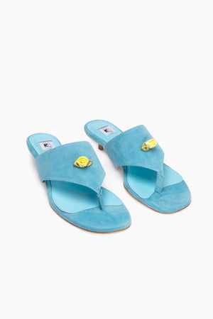 Golda Suede Kitten Heel Mules