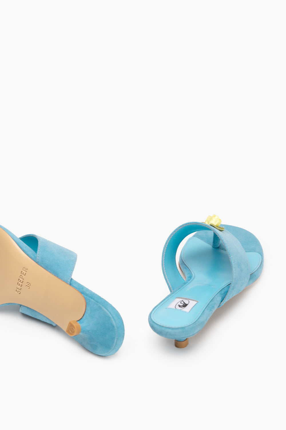 Golda Suede Kitten Heel Mules