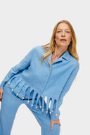 Lambada Fringed Linen Shirt