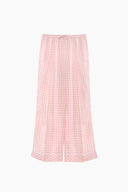 Pink Vichy Pastelle Oversized Pants