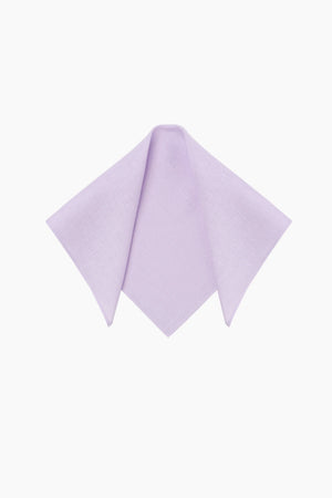 Lavender Puff Linen Lounge Shorts with Headscarf