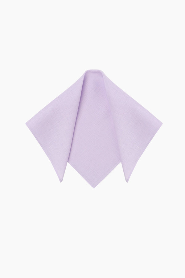 Lavender Puff Linen Lounge Shorts with Headscarf