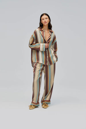 Stripes Pastelle Oversized Shirt