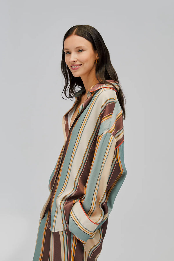 Stripes Pastelle Oversized Shirt