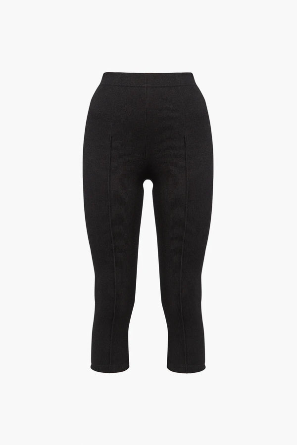 Capri Stretch-cotton Jersey Legging