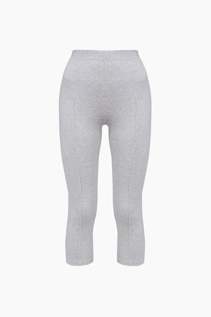 Capri Stretch-cotton Jersey Legging