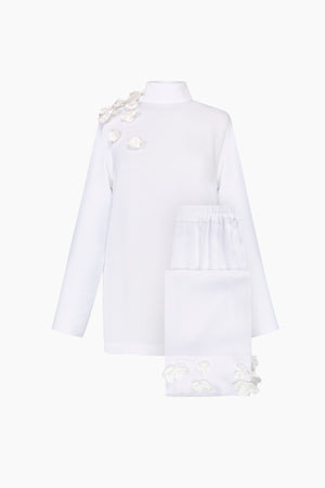 The Bloom Black Tie Pajama Set