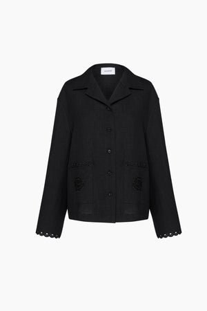 Sofia Linen Embroidered Shirt