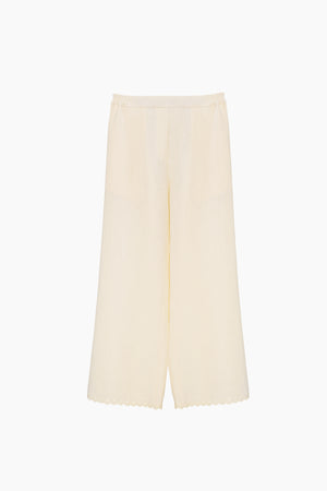 Sofia Linen Embroidered Pants