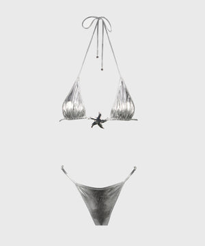 Silver Star Bikini Set
