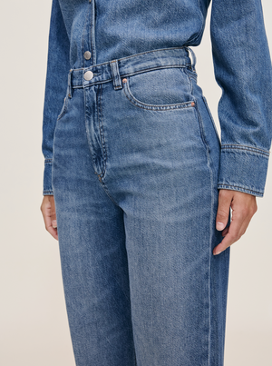 Karmine Refined Wide Leg Jeans