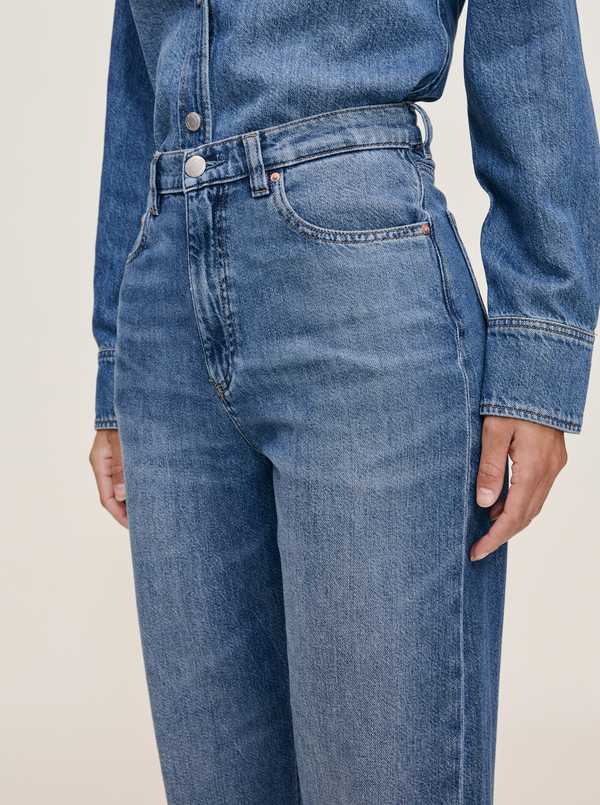 Karmine Refined Wide Leg Jeans