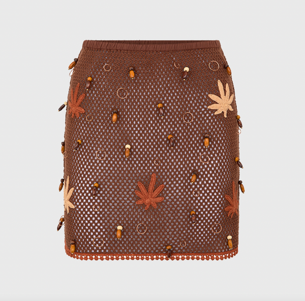 Brown Treasure Jamaica Mini Skirt