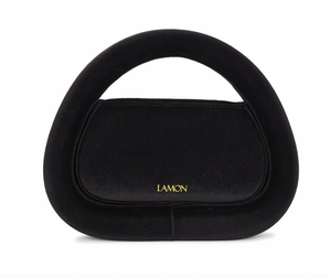 Black Velvet Clic Clac Bag 