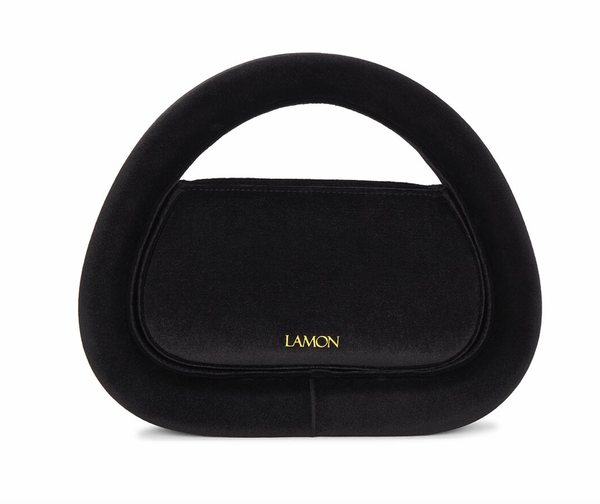 Black Velvet Clic Clac Bag 
