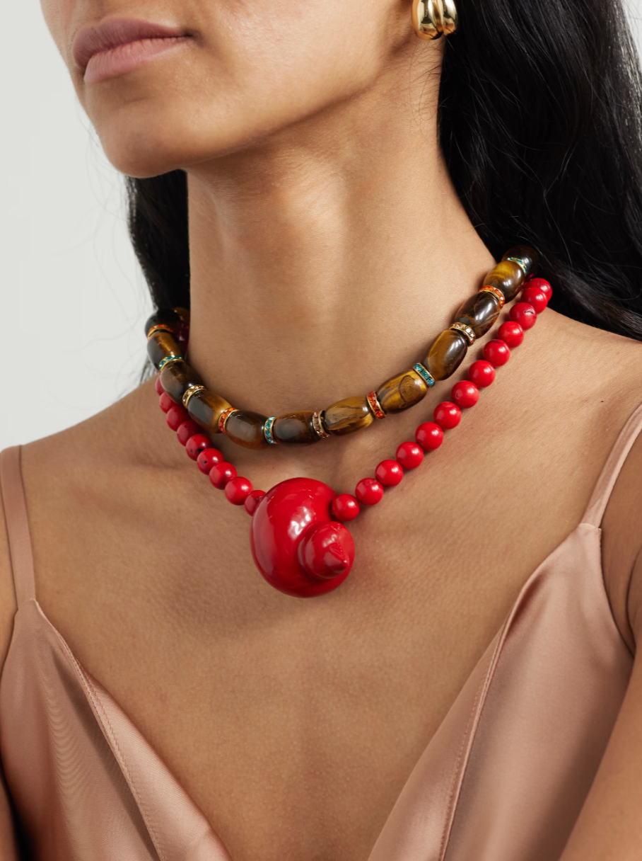 Red Mykonos Necklace
