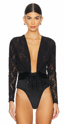 Black Lace Amanda Bodysuit