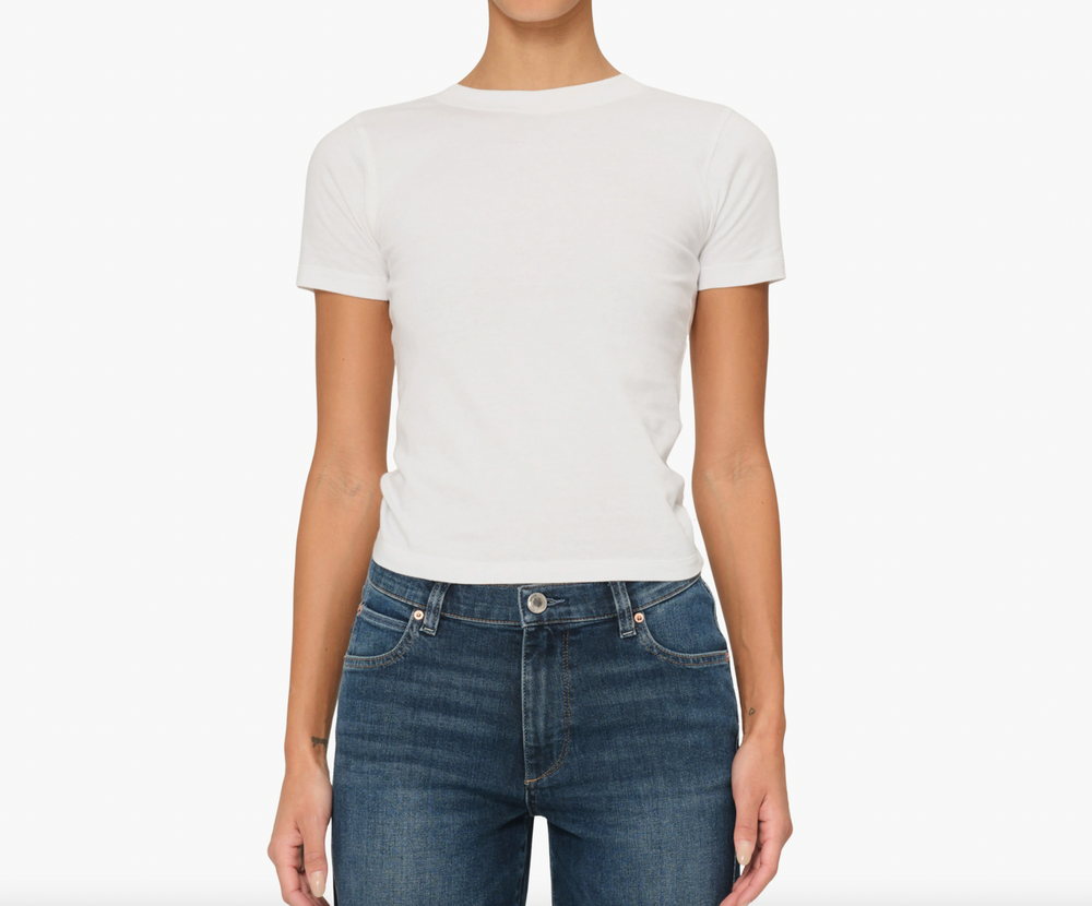 White Refined Tee