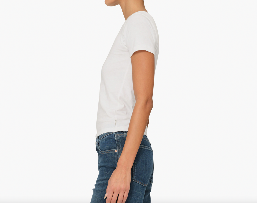 White Refined Tee