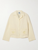 Off-White Sofia Linen Embroidered Shirt
