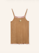 Nougat Creme Mia Strap Top