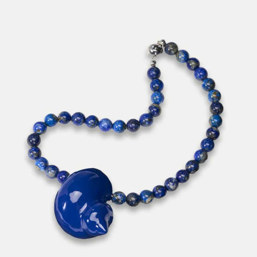 Navy Mykonos Necklace 