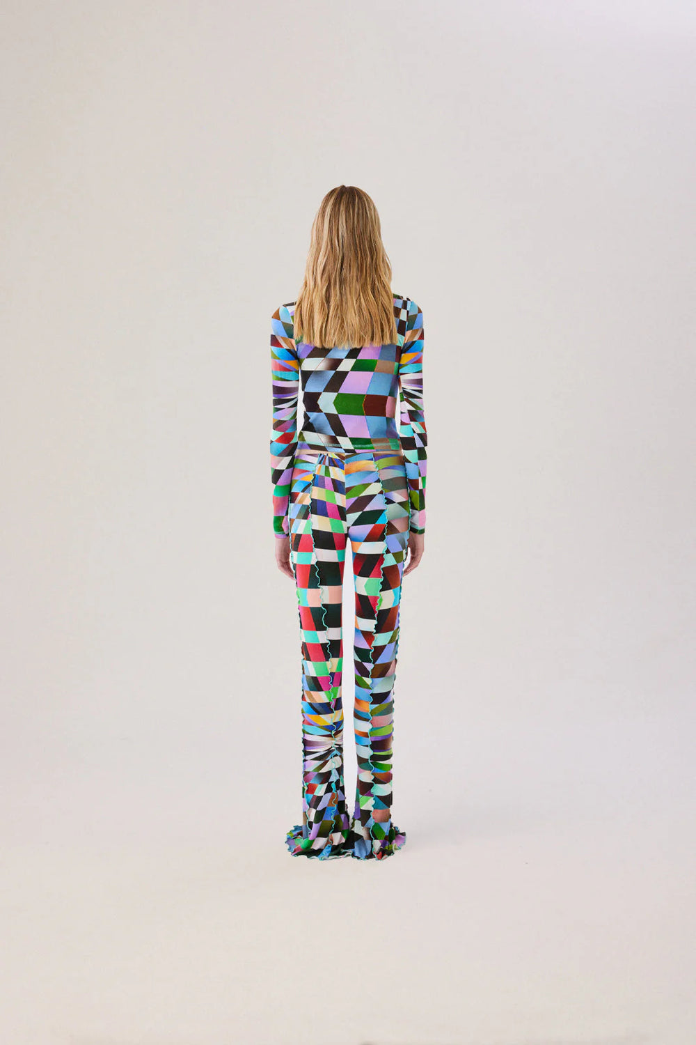 Duo Kaleidoscope Printed Knit Top