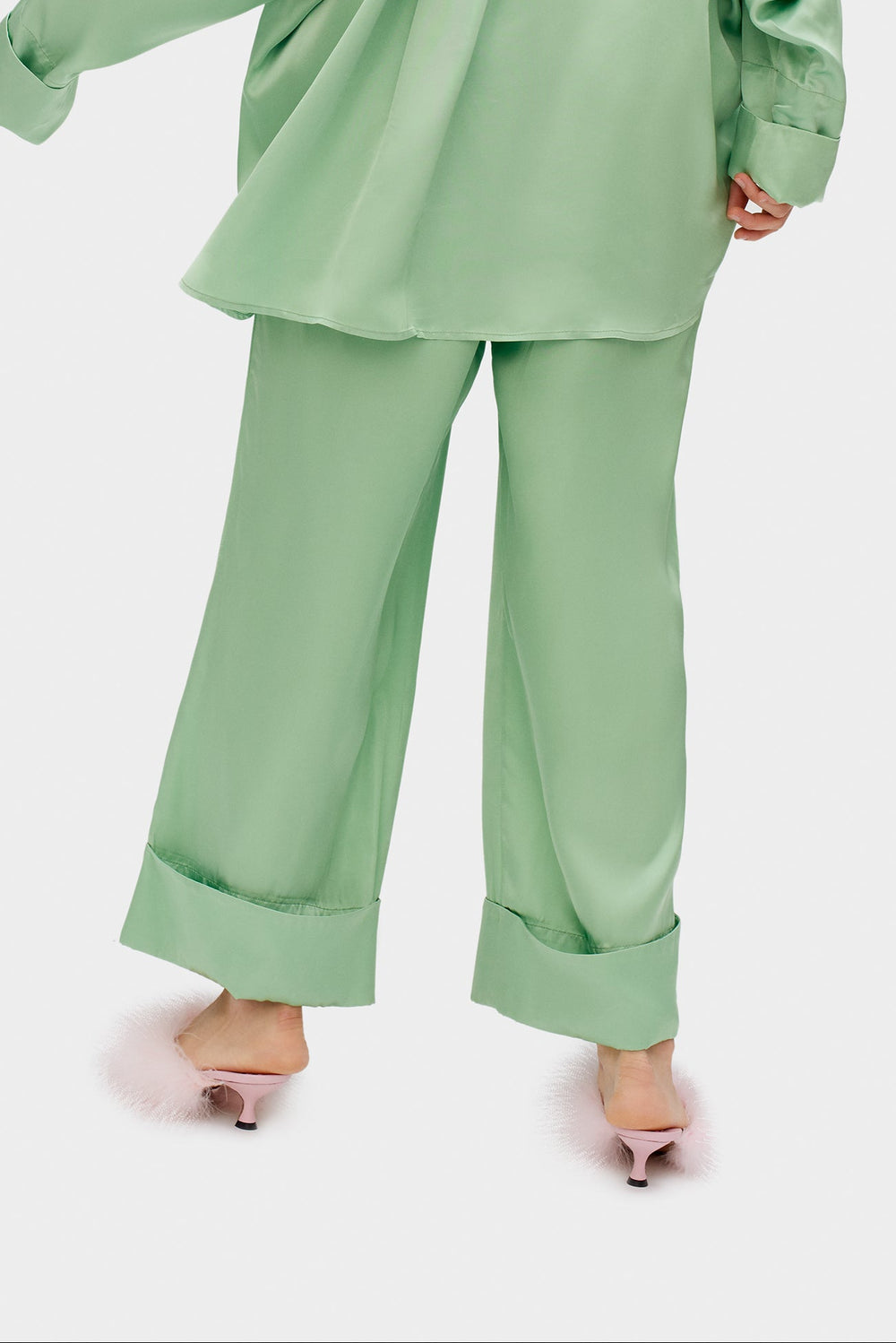 Mint Sizeless Pant & Scrunchie Set