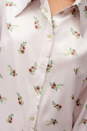 Beige Blossom Printed Shirt