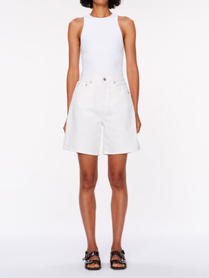 White Taylor 7" Shorts
