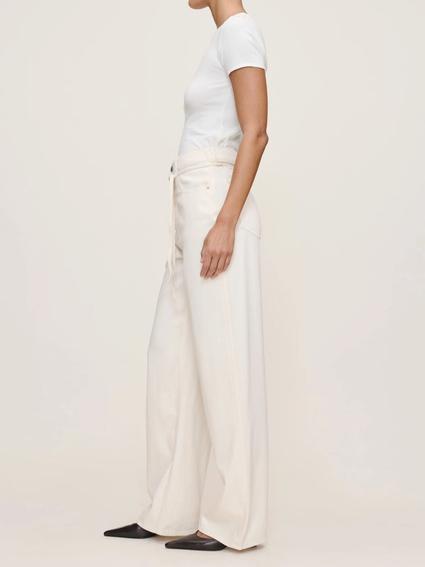 Crema Casie Wide Leg Mid Rise 31" Jeans
