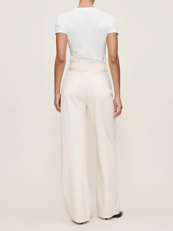 Crema Casie Wide Leg Mid Rise 31" Jeans