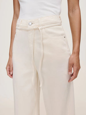 Crema Casie Wide Leg Mid Rise 31" Jeans