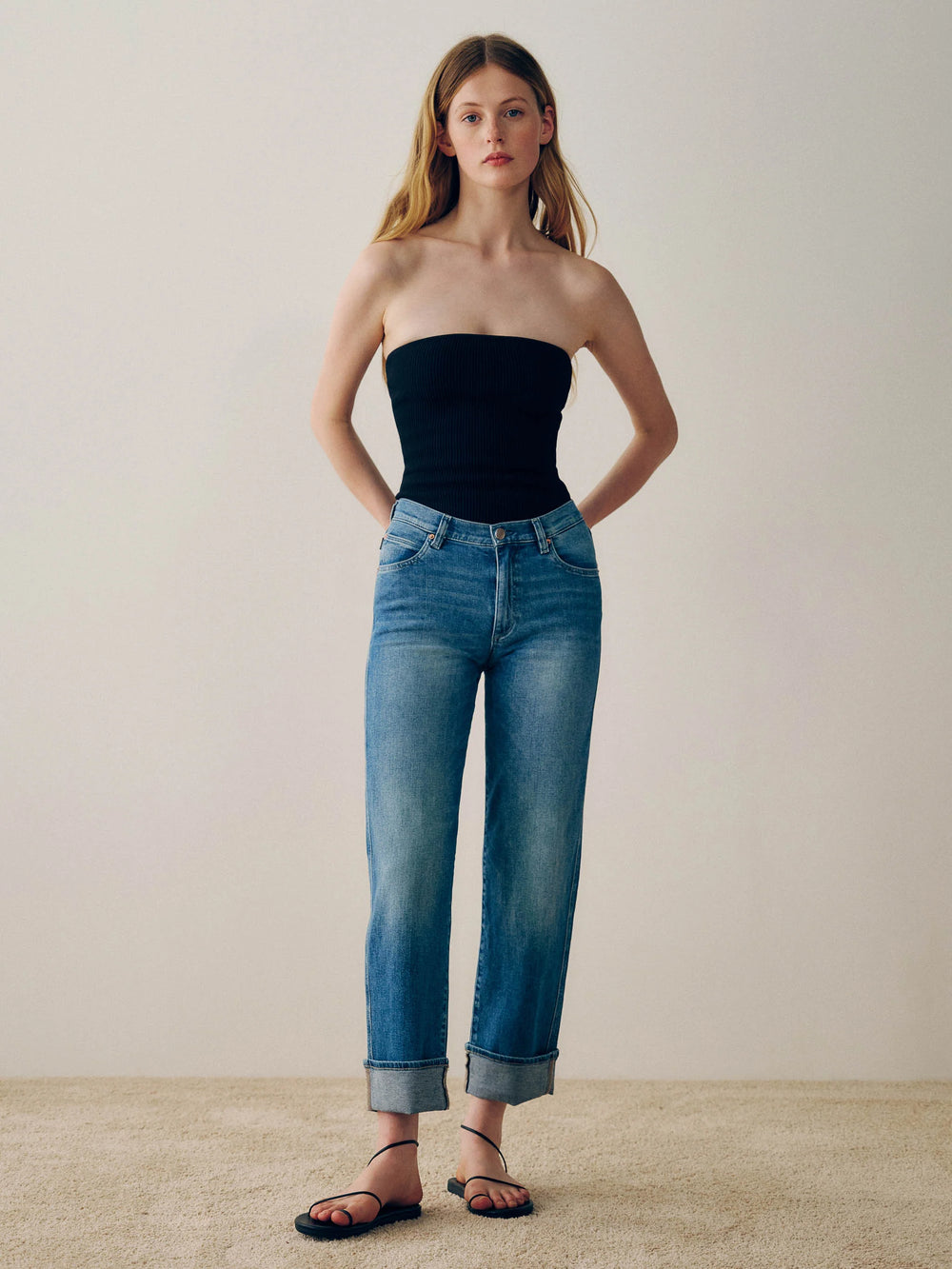 Black Tube Top Instasculpt Rib