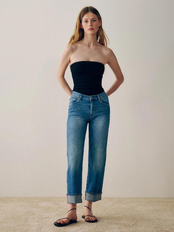 Black Tube Top Instasculpt Rib