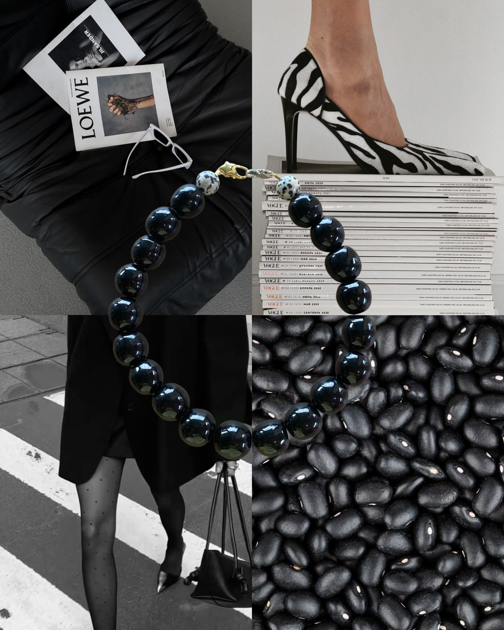 Black Bean Necklace