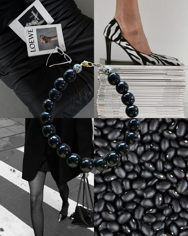 Black Bean Necklace