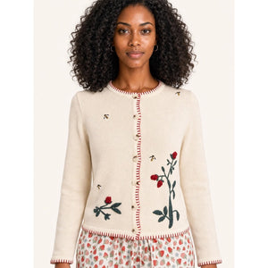White Tove Cardigan
