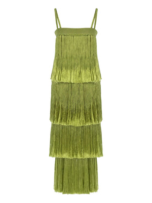 Angelica Fringed Maxi Dress
