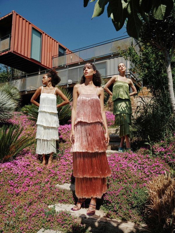 Angelica Fringed Maxi Dress