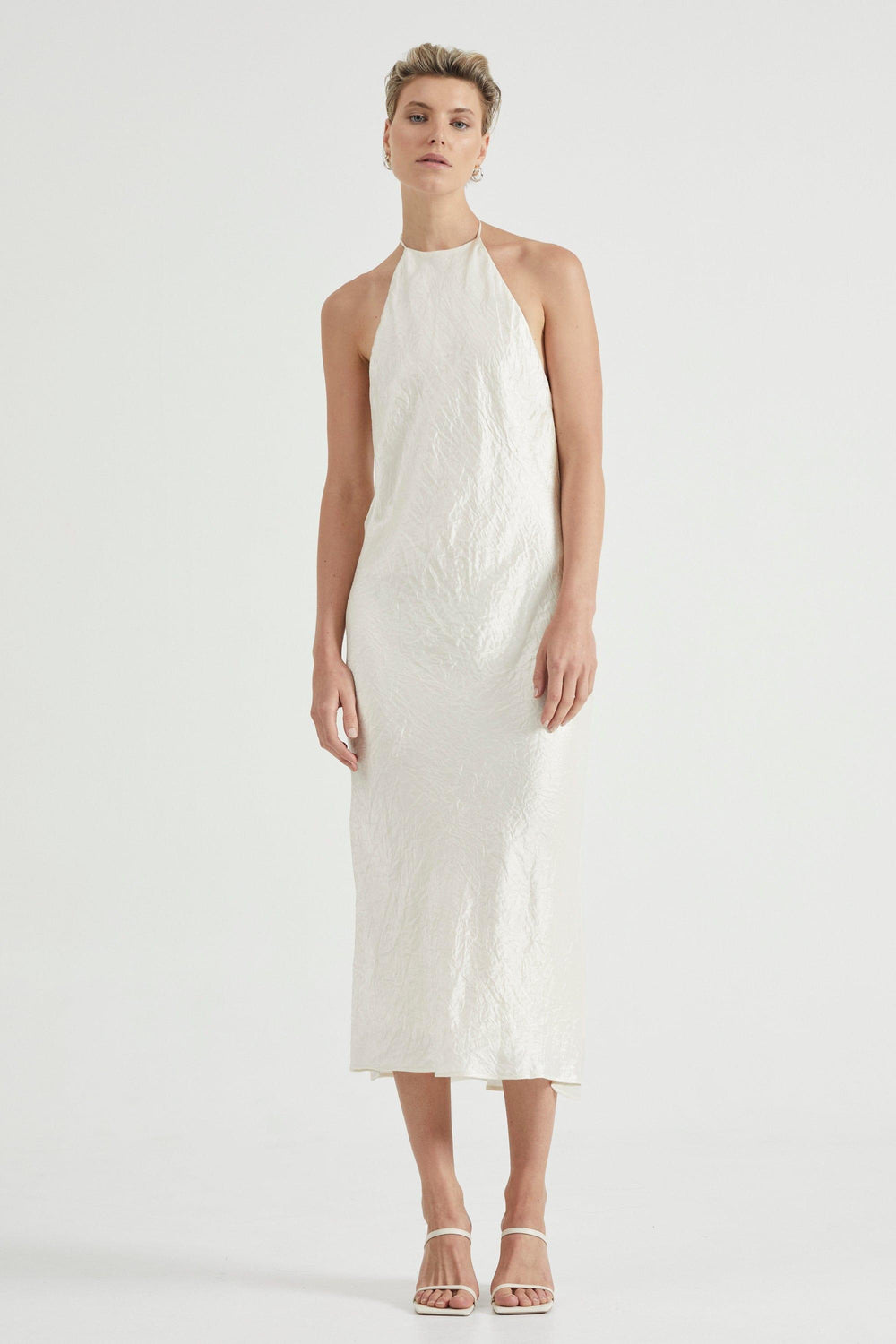 Crush Bias Halter Dress