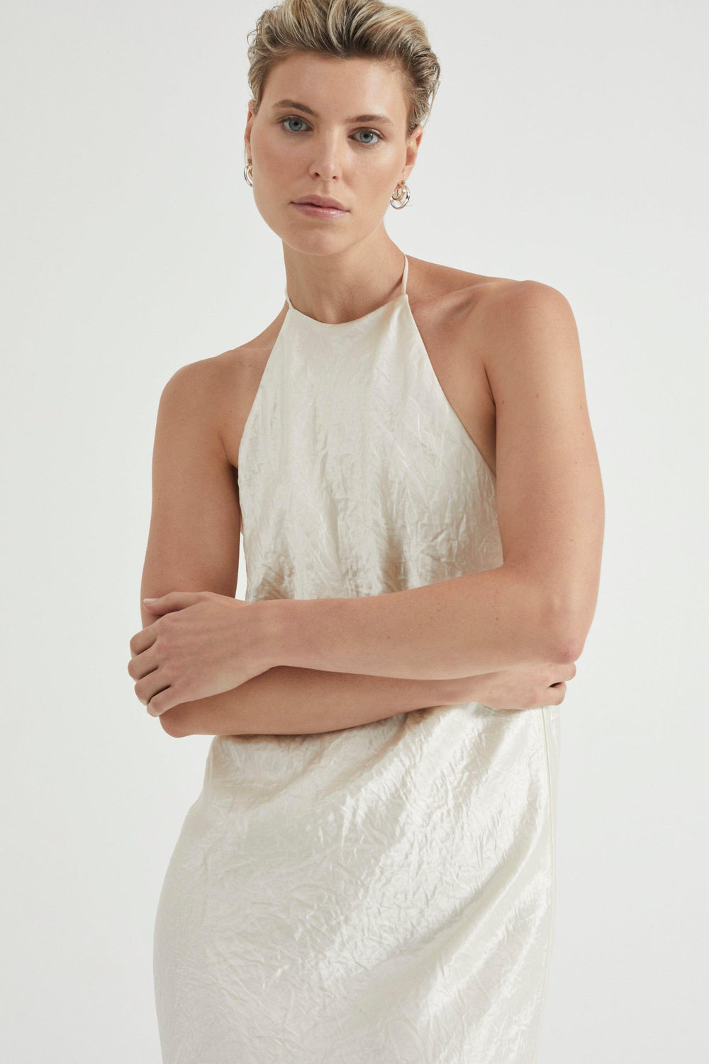 Crush Bias Halter Dress