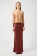 Crush Bias Maxi Skirt