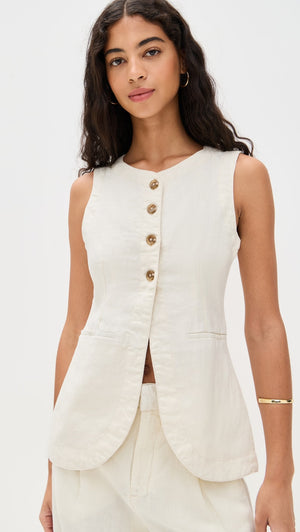 Flax Linen Amelie Top