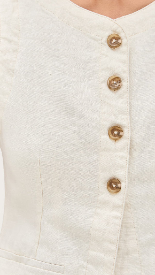 Flax Linen Amelie Top