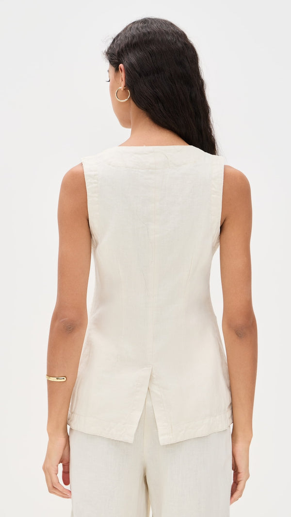 Flax Linen Amelie Top