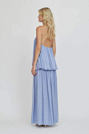Lapis Dreamt Halter Maxi Dress
